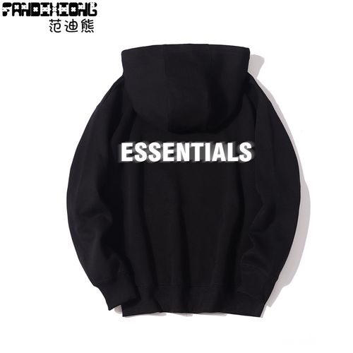 范迪熊fog卫衣男essentials衣服fear of god潮牌贾斯丁比伯同款衣