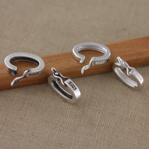 配件饰品手工手链椭圆纯银卡扣扣头