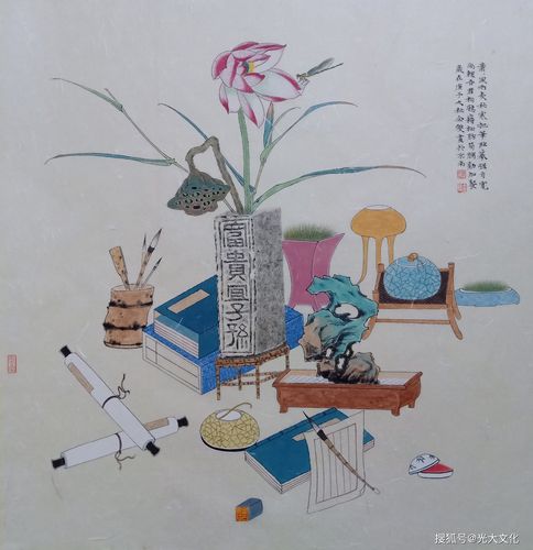 金双书画欣赏_博古