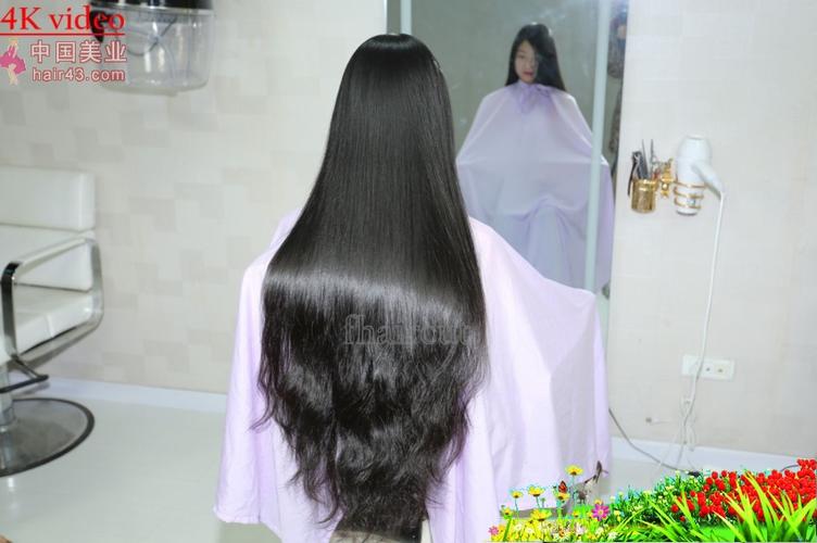 姑娘剪去长卷发变成时尚bob公主-芳飞1357#(5)