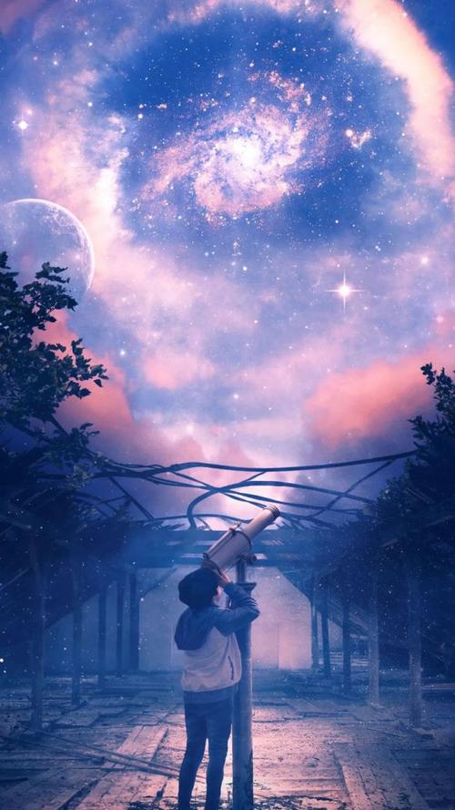 壁纸唯美星星壁纸高清全面屏