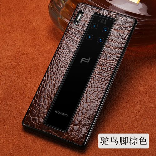 2021款华为保时捷手机,华为5g保时捷最新款 华为mate30rs保时捷5g手机壳鳄鱼皮全包防摔天然蟒蛇