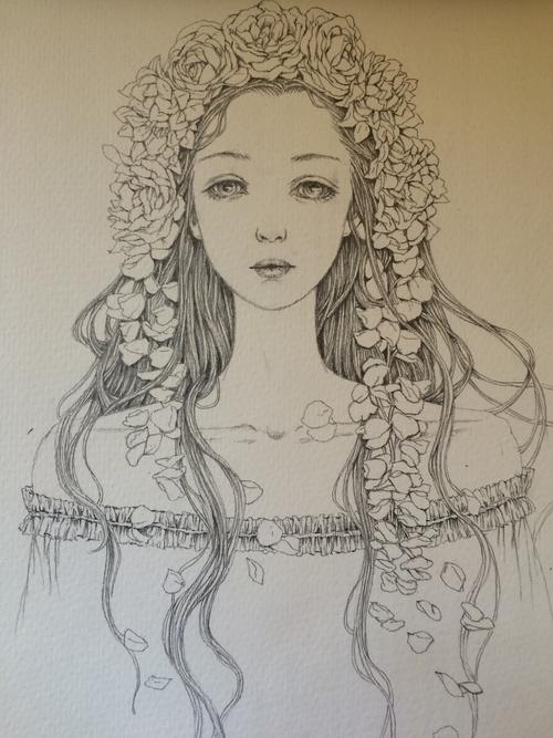 线稿～|插画|其他插画|又又的潘多拉魔盒 - 原创作品