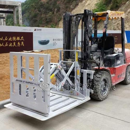 广东中德诺克叉车推拉器滑板货物搬运叉车配件叉车属具推货器