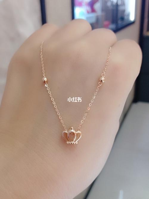 老凤祥彩金项链美美哒94_彩金_项链_老凤祥怎么样_时尚_配饰