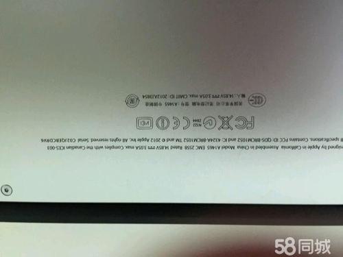 苹果macbookair a1465笔记本