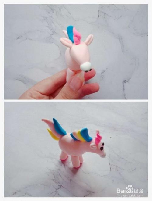 如何用橡皮泥捏玩具小马?