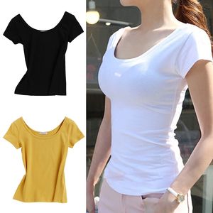 低胸t恤性感低领