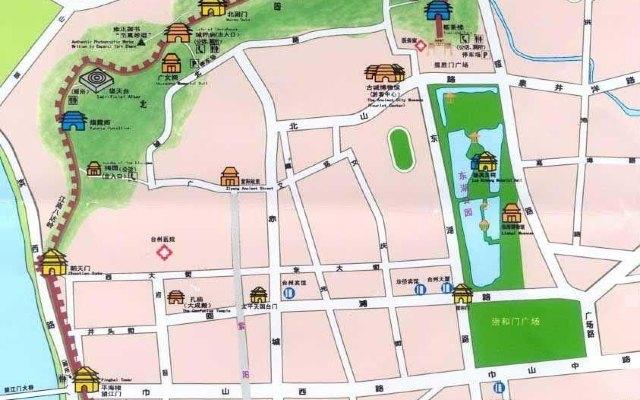 星期天 阴 浙江临海(崇和门--东湖公园--江南长城--龙兴寺--紫阳街