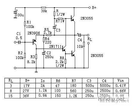 老式功放改 2030a btl 开关电源 单电源
