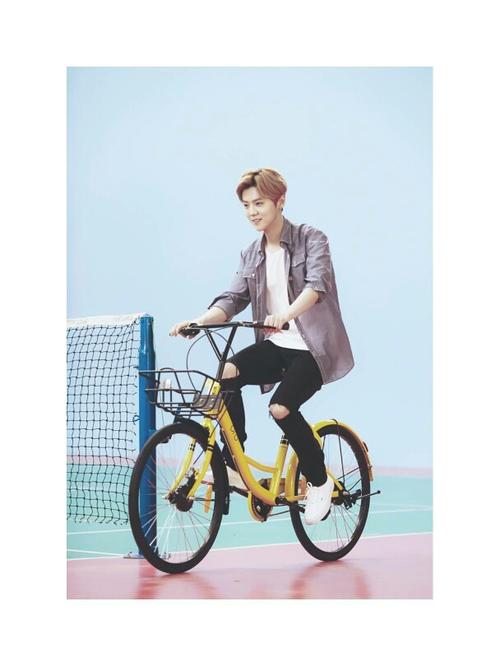 鹿晗# 170623. ofo小黄车.