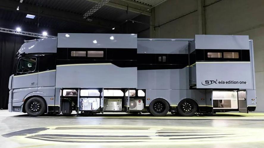 男人们梦想的大玩具,这款梅赛德斯奔驰重卡房车"豪" 无人性