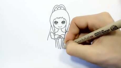 亲宝儿童画:小熊维尼简笔画怎么画,宝宝学画画早教视频