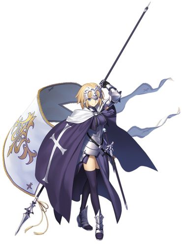 贞德. fgo. 抽不到五星我要死了 fate grand order.