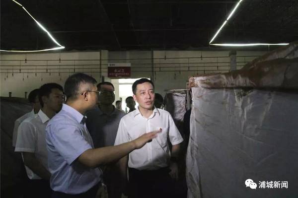 南平市委副书记,代市长刘洪建赴浦城调研