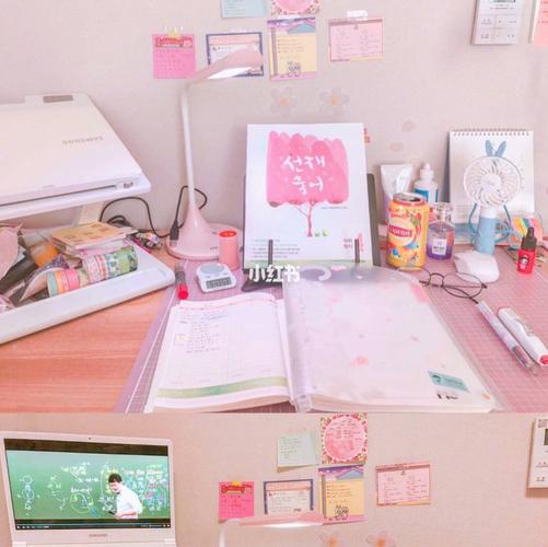 满满少女心的书桌布置94_书桌_少女心_少女心书桌_家居家装_家具