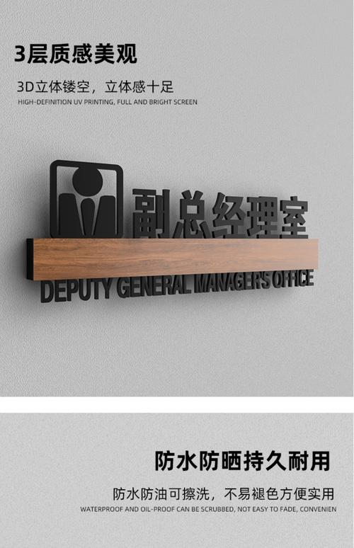门牌会议室办公区部门牌运营部指示牌会客接待室标识牌科室牌定制标牌