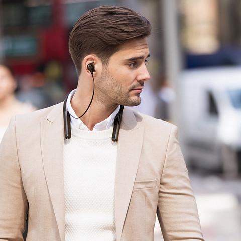 sony 索尼 wi-1000xm2 入耳式颈挂式无线蓝牙降噪耳机 黑色