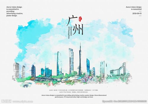 广州标志建筑设计图__海报设计_广告设计_设计图库_昵