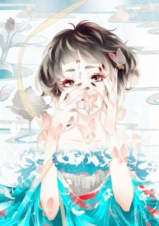 动漫 古风 手绘 水彩