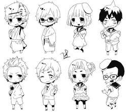 q版人物萌图简笔画 可爱q版人物的简笔画图片q版漫画简笔画萌系q版