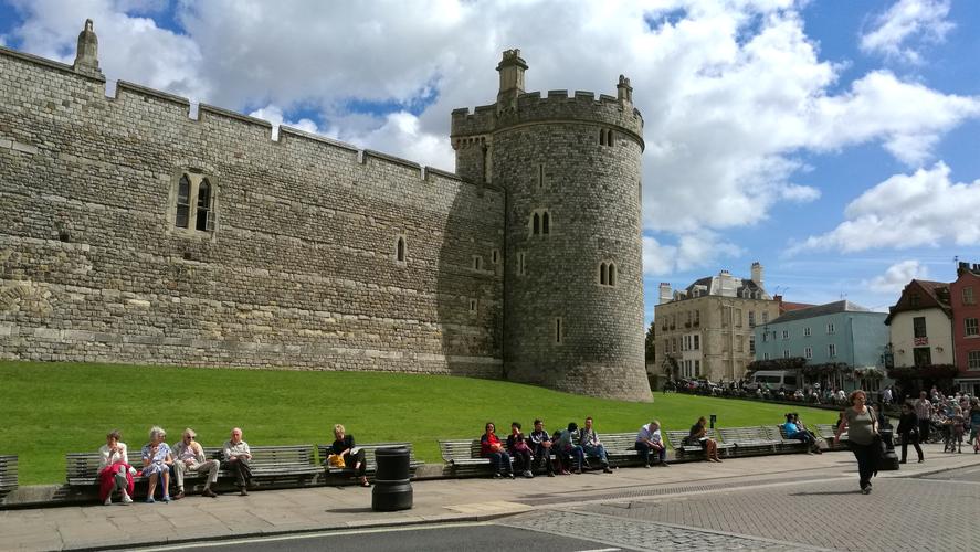 英国温莎城堡风景图片 英国,温莎城堡,温莎古堡