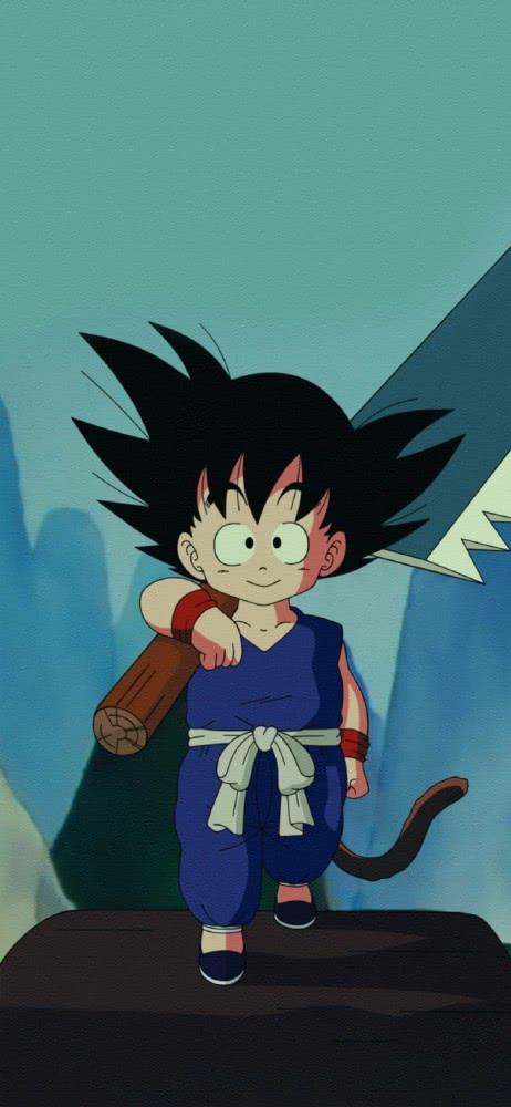 七龙珠里小时候的孙悟空壁纸很可爱呀