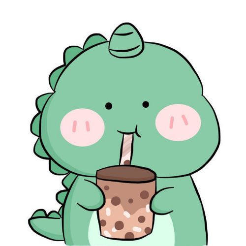 小恐龙搞怪头像67这也太可爱了吧
