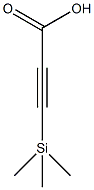 3-(三甲基甲硅烷基)丙炔酸结构式