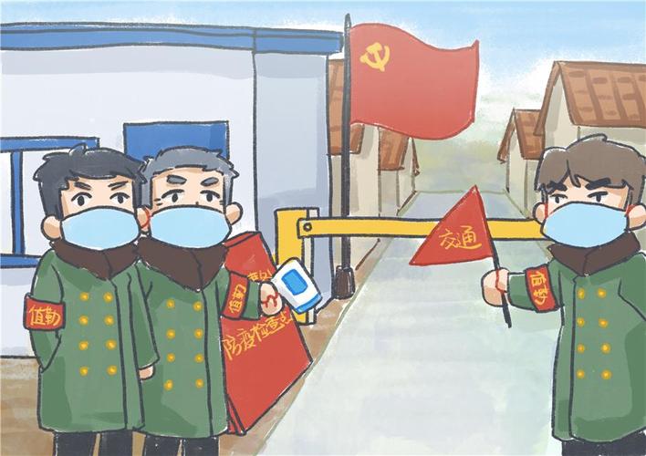 青岛胶州90后女孩用画笔展示疫情防控精彩画面