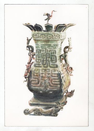【文物系列】春秋莲鹤方壶