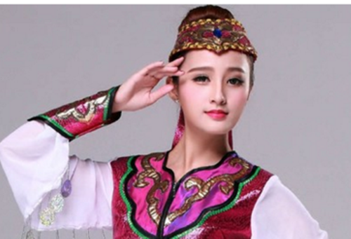蒙古族服装少数民族女装蒙古舞蹈演出服舞台表演开场舞大摆裙