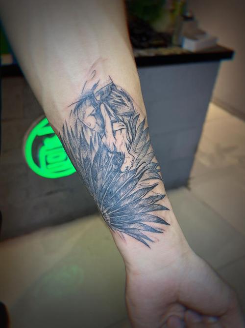 覆盖_纹身图案手稿图片_国洪嘉的纹身作品集