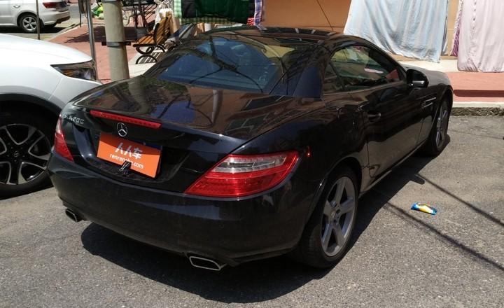 大连二手奔驰slk级 2011 款 slk 200 时尚型 黑色 - 小猪二手车