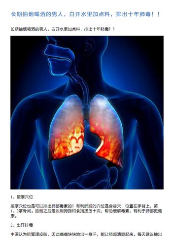 长期抽烟喝酒男人,白开水里加点料,排出十年度肺毒!pdf