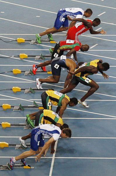 大邱世锦赛男子100米决赛博尔特抢跑被罚下