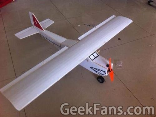 教程电动kt板塞斯纳飞机制作