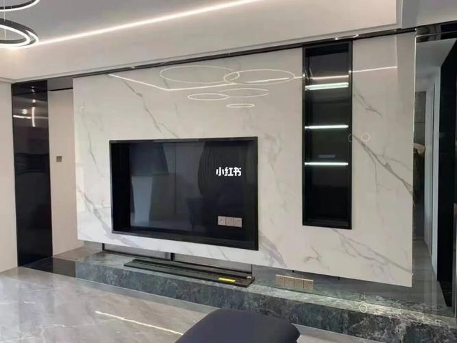 岩板背景墙地台石_背景墙_岩板_地台_南京新街口攻略