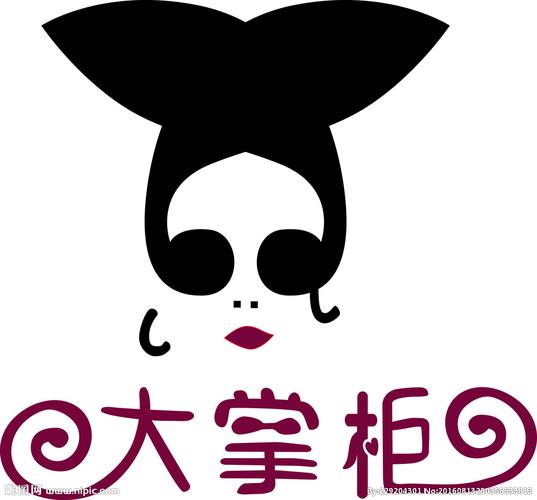 大掌柜 美女设计图__企业logo标志_标志图标_设计图库_昵图网nipic.