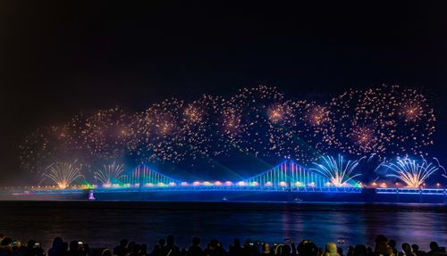 相约大连星海广场烟花晚会