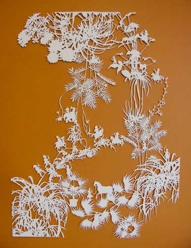 澳大利亚艺术家emma van leest的精美剪纸