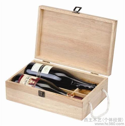 双支木制酒盒商品大图