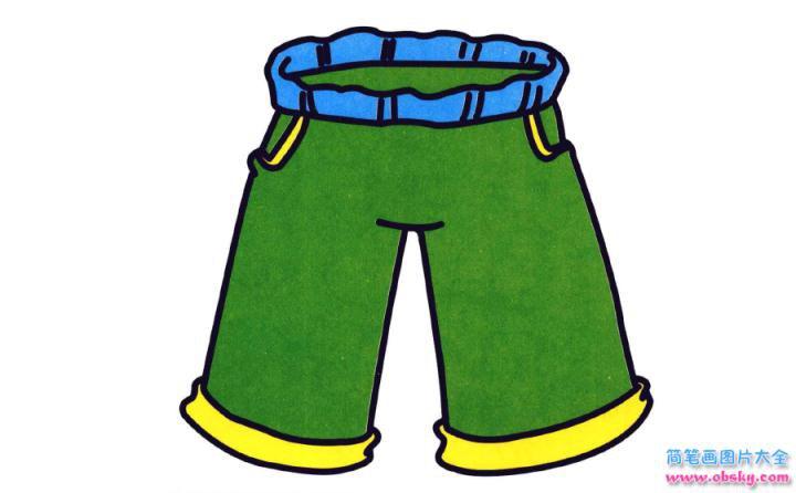 运动短裤简笔画 (第1页)