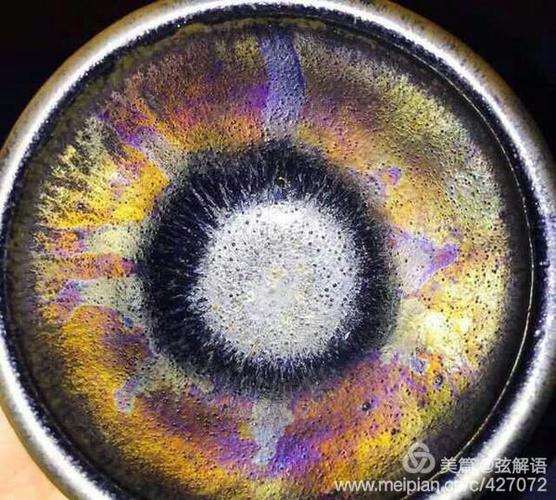 建盏品质似幽兰,养出七彩蛤蜊光