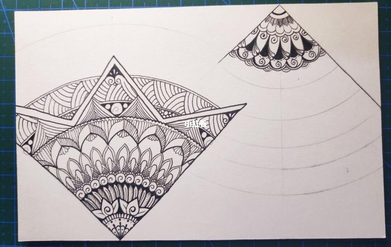 禅绕画|曼陀罗|原创200/106_学渣逆袭指南_文化_绘画