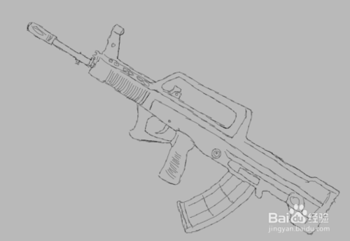 95式自动步枪怎么画