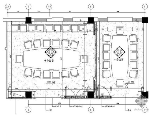 [分享]会议室平面cad资料下载