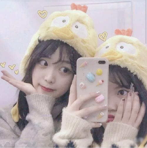 几组敲有爱,敲唯美的真人闺蜜头像,你get到了吗?