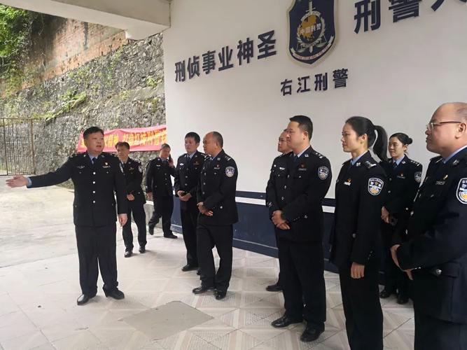 教育整顿进行时|靖西市公安局考察组到右江分局开展"坚持政治建警全面