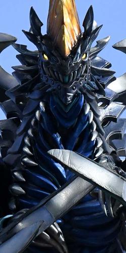 过去曾和艾克斯奥特曼战斗过的熔铁怪兽迪玛迦的变异种.